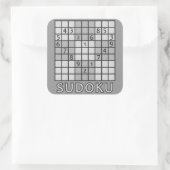 SUDOKU Aufkleber (Tasche)