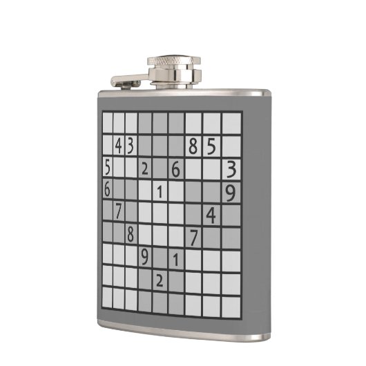 SUDOKU-benutzerdefinierte Flasche Flachmann (Links)