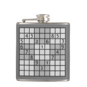 SUDOKU-benutzerdefinierte Flasche Flachmann (Vorderseite)