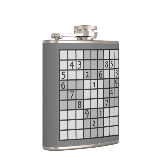 SUDOKU-benutzerdefinierte Flasche Flachmann (Rechts)