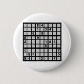 Sudoku - Brainteaser Button (Vorderseite)