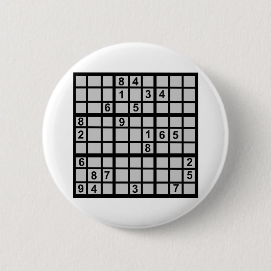 Sudoku - Brainteaser Button (Vorderseite)