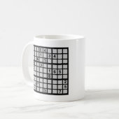 Sudoku - Brainteaser Kaffeetasse (Vorderseite Links)