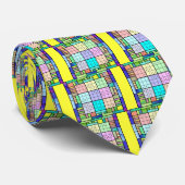 Sudoku Buntglas-Entwurf Krawatte (Gerollt)