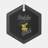 Sudoku Chick #4 Ornament Aus Glas (Vorderseite)