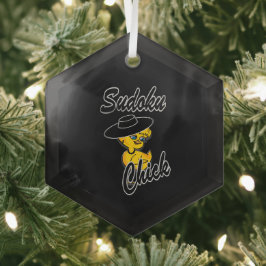 Sudoku Chick #4 Ornament Aus Glas