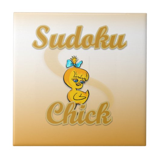 Sudoku Chick Fliese (Vorderseite)