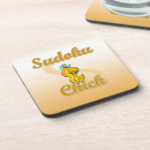 Sudoku Chick Getränkeuntersetzer (Linke Seite)