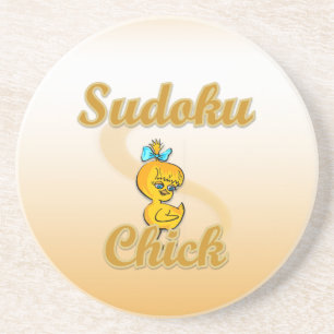 Sudoku Chick Sandstein Untersetzer