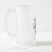 Sudoku-Geschenk für ihn: Sein Foto, Sein Titel | Mattglas Bierglas (Links)