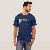 Sudoku Girl - Sudoku T-Shirt (Vorne ganz)