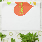 Sudoku Herz Küchentuch (Gefaltet)