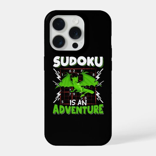 Sudoku ist ein Adventure Puzzle Lover iPhone Hülle (Rückseite)