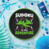 Sudoku ist ein Adventure Puzzle Lover Pappteller (Party)