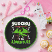 Sudoku ist ein Adventure Puzzle Lover Pappteller (Party)