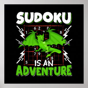Sudoku ist ein Adventure Puzzle Lover Poster