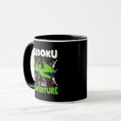 Sudoku ist ein Adventure Puzzle Lover Tasse (Vorderseite Links)