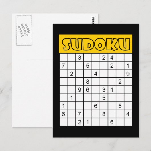Sudoku Karte (Vorne/Hinten)
