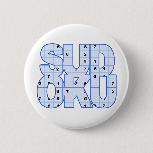 Sudoku Knopf Button (Vorderseite)