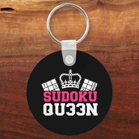 Sudoku-Königin Schlüsselanhänger (Vorderseite)