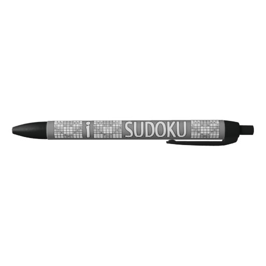 SUDOKU kundenspezifischer Monogrammstift Kugelschreiber (Unterseite)