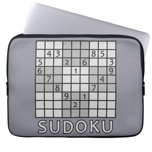 SUDOKU Laptop-Ärmel Laptopschutzhülle (Vorderseite)