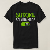 Sudoku-Lösungsmodus auf T-Shirt (Design vorne)