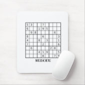 SUDOKU MÄUSEmatte Mousepad (Mit Mouse)