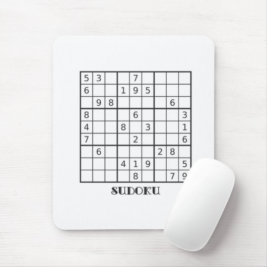 SUDOKU MÄUSEmatte Mousepad (Mit Mouse)