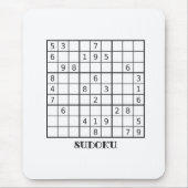 SUDOKU MÄUSEmatte Mousepad (Vorne)