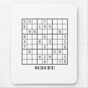 SUDOKU MÄUSEmatte Mousepad
