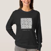 Sudoku Me Puzzle Japan japanischer Nerd T-Shirt (Vorderseite)