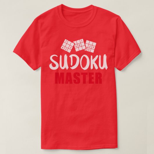 Sudoku-Meister T-Shirt (Design vorne)
