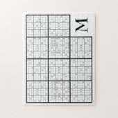 Sudoku Monogram Jigsaw Puzzle (Vertikal)