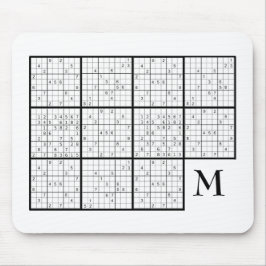 Sudoku Monogram Mousepad