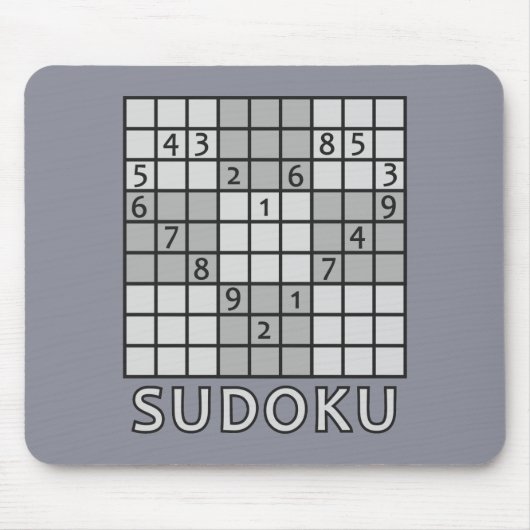 SUDOKU mousepad (Vorne)