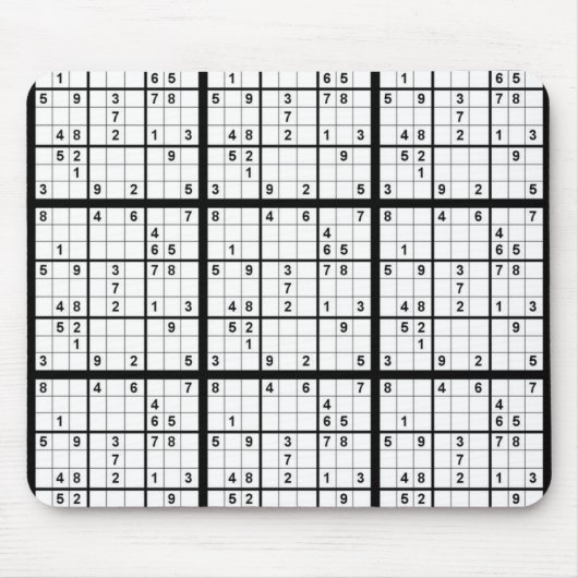 Sudoku Mousepad (Vorne)