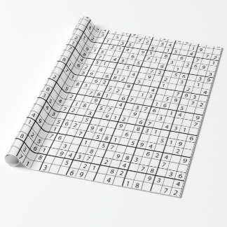 Sudoku-Muster Geschenkpapier