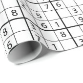 Sudoku-Muster Geschenkpapier (Rolleneckpunkt)
