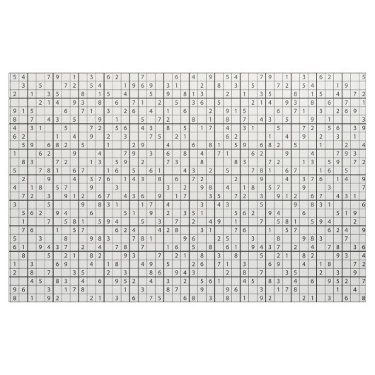 Sudoku-Muster Stoff (Yard (91,4 cm))