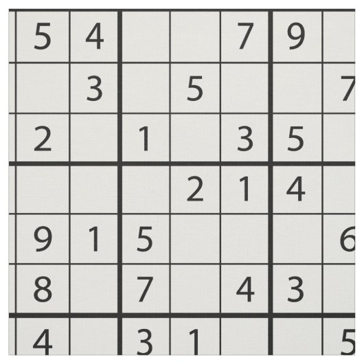 Sudoku-Muster Stoff (Muster)