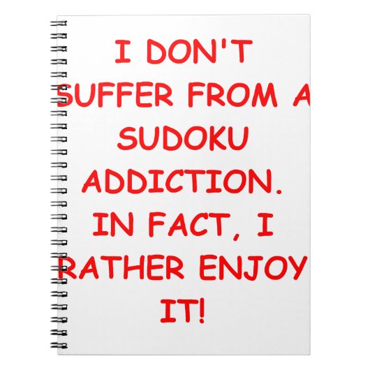 SUDOKU NOTIZBLOCK (Vorderseite)