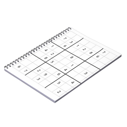 Sudoku Notizbuch Notizblock (Linke Seite)