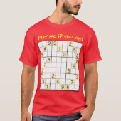 Sudoku Nuss-Shirt T-Shirt (Vorderseite)
