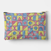 Sudoku One-Modern Bauhaus Geometric Art Zubehörtasche (Rückseite)