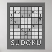 SUDOKU-Plakat Poster (Vorne)
