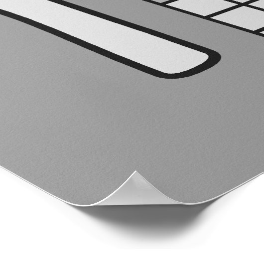 SUDOKU-Plakat Poster (Ecke)