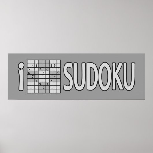 SUDOKU-Plakat Poster (Vorne)