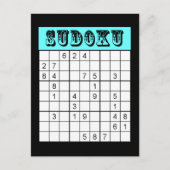 Sudoku Postcard Postkarte (Vorderseite)