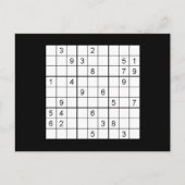 SuDoku Postcard Postkarte (Vorderseite)
